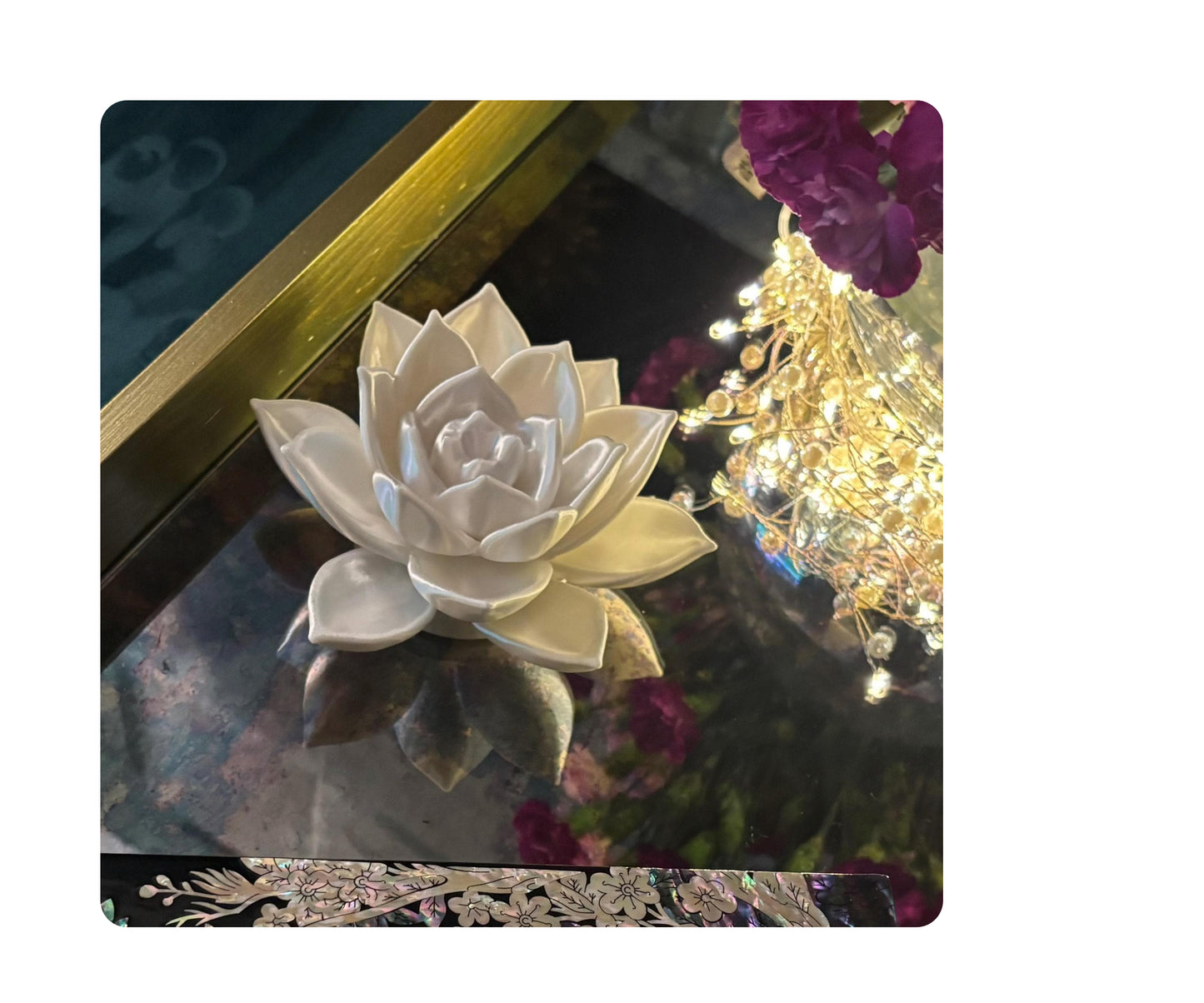 Flor Loto 3D | Decoración Zen Meditación