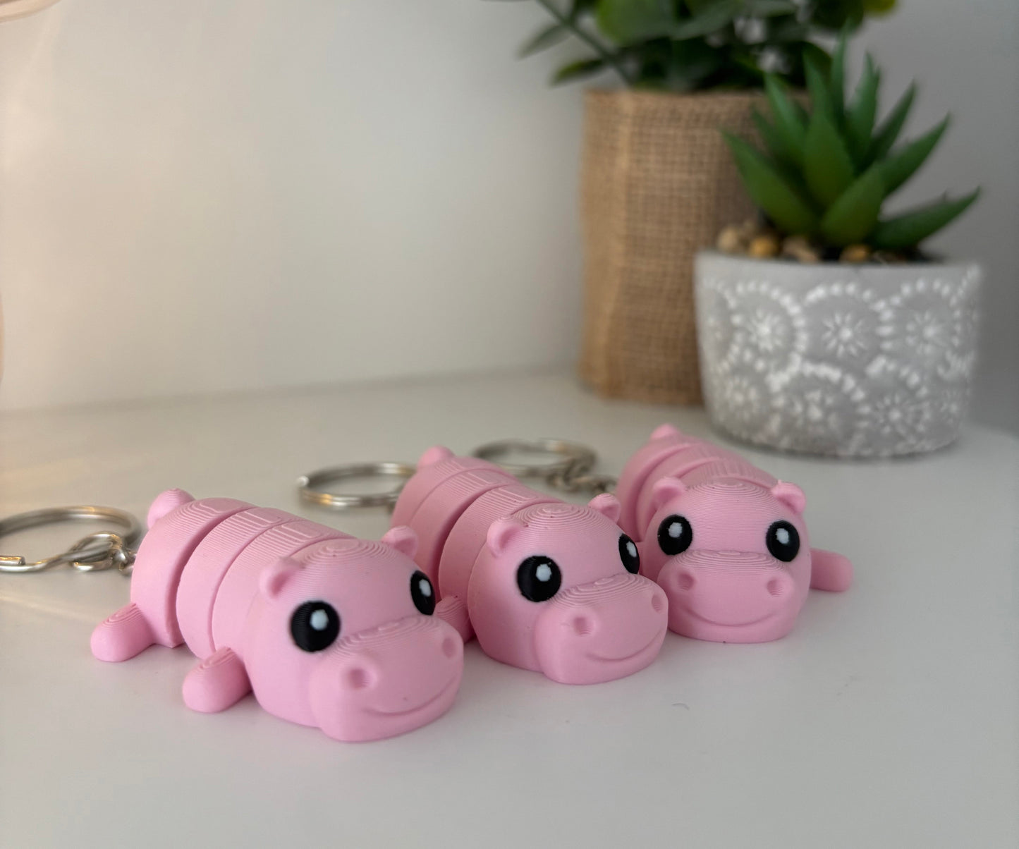 Llavero Hipopótamo 3D