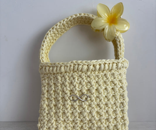 Bolso Trapillo Amarillo Pequeño