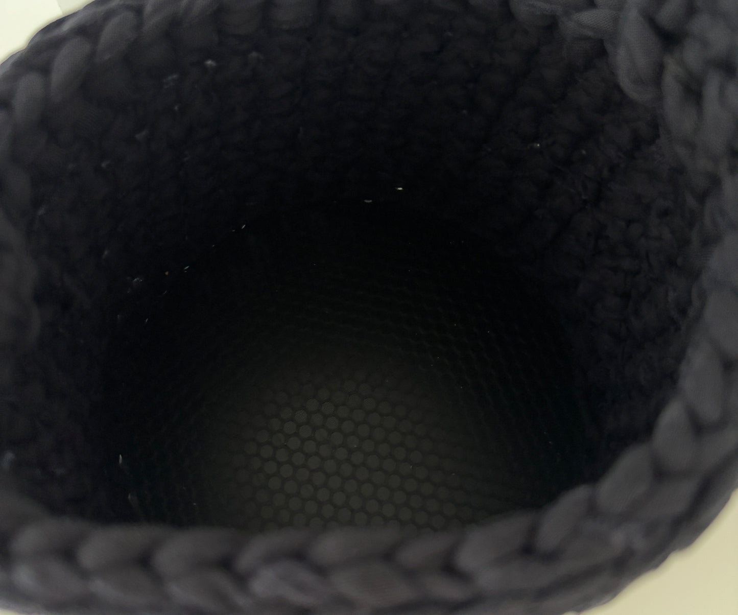 Bolso Trapillo Negro Redondo
