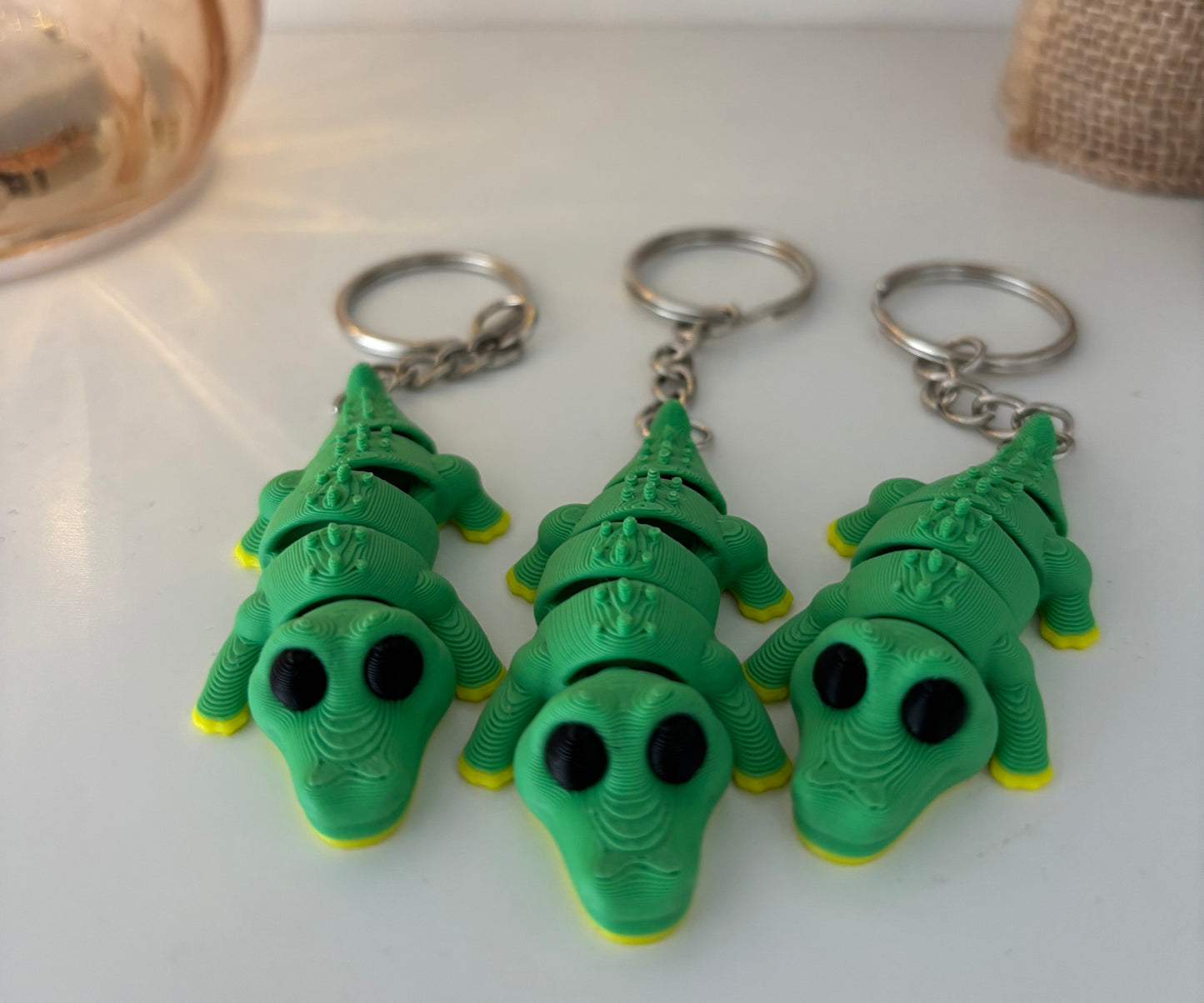 Llavero Cocodrilo 3D