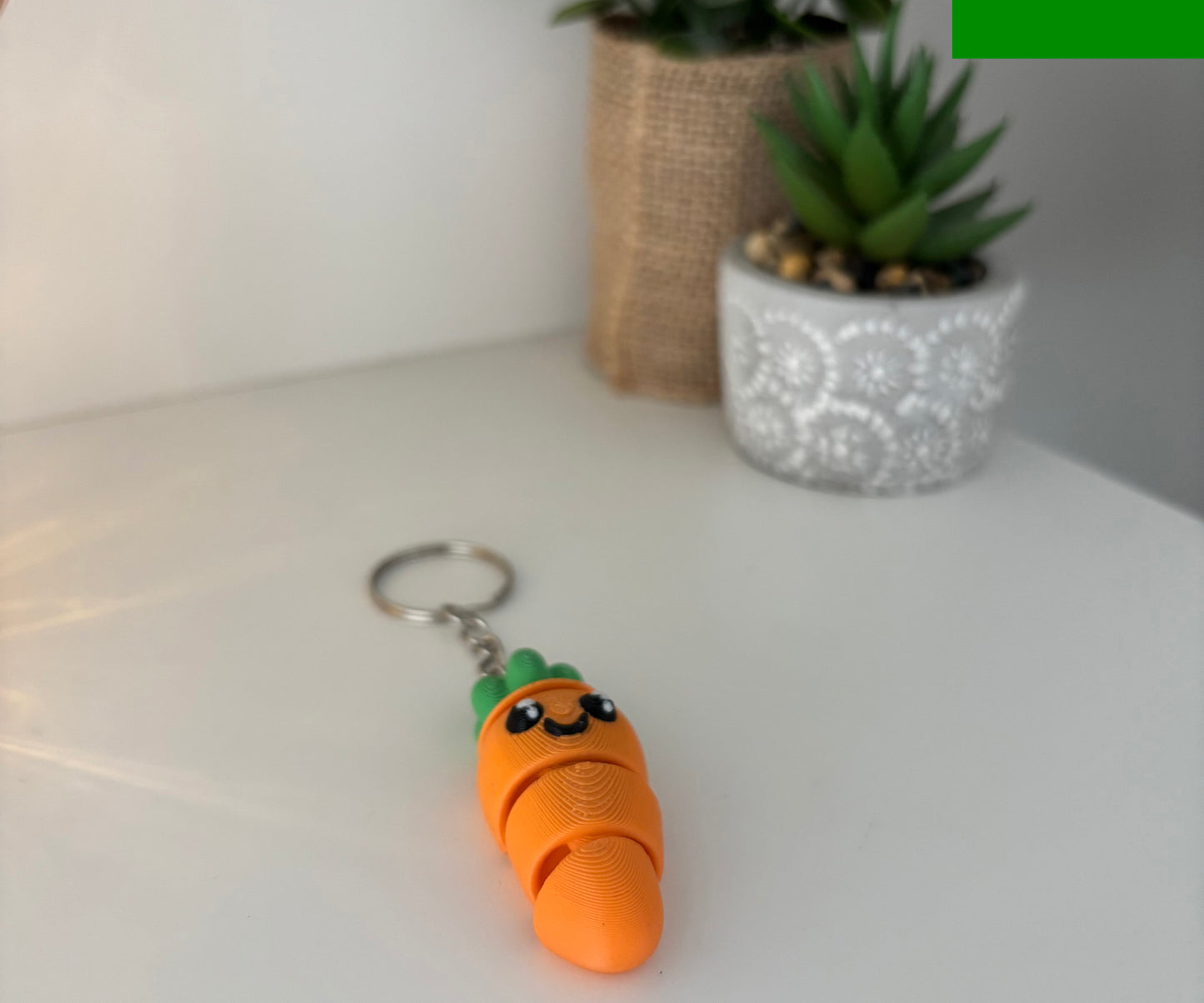 Llavero Zanahoria 3D