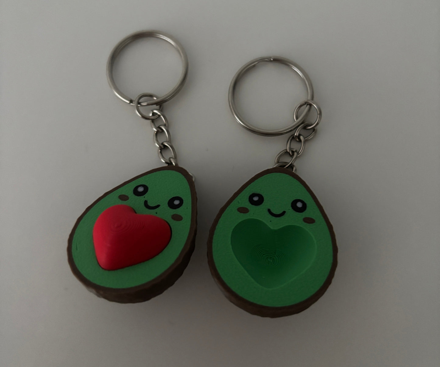 Llaveros de Pareja Aguacates Enamorados