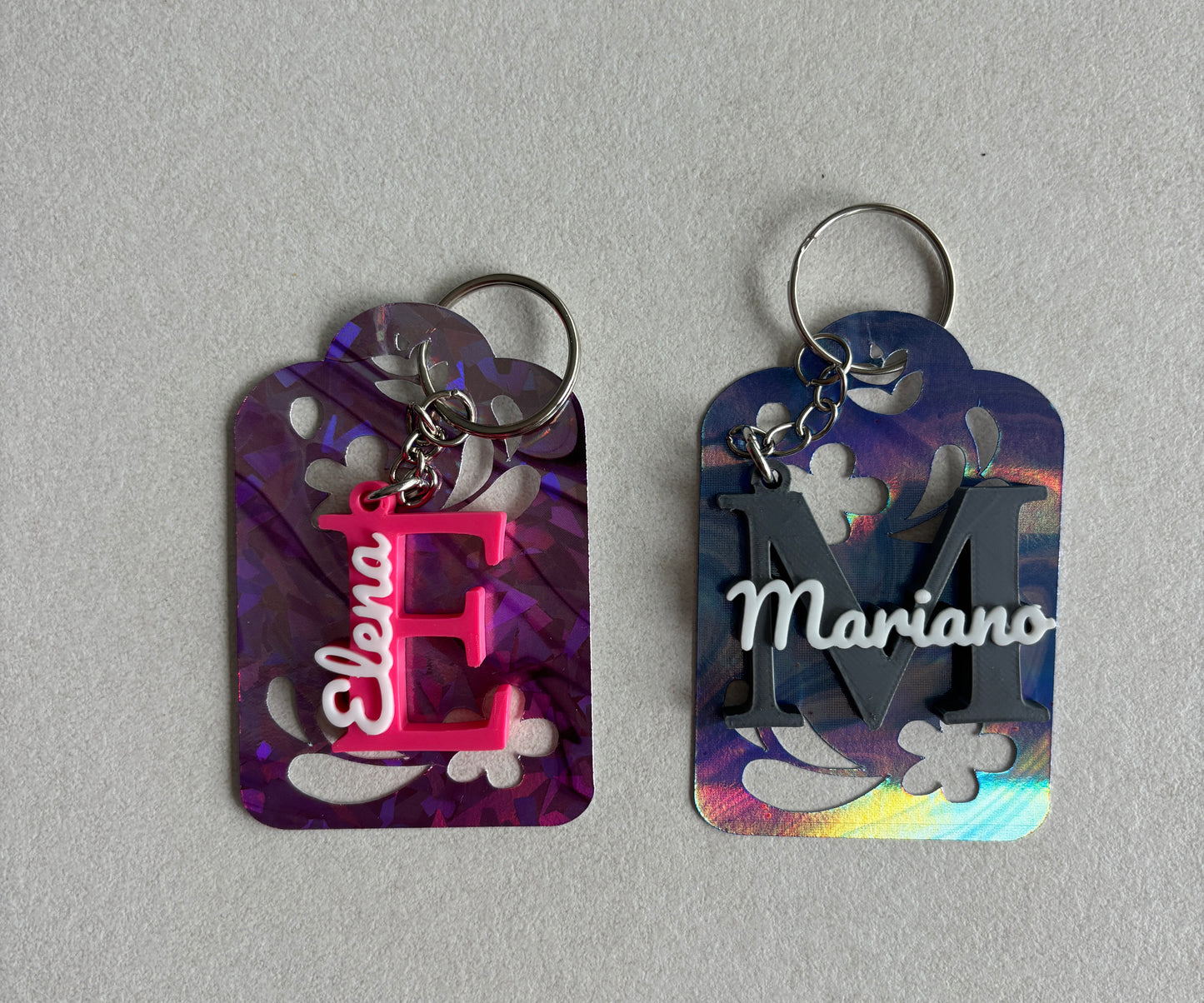 Llaveros con Nombre Personalizado 3D y Crochet | Bautizos y Comuniones