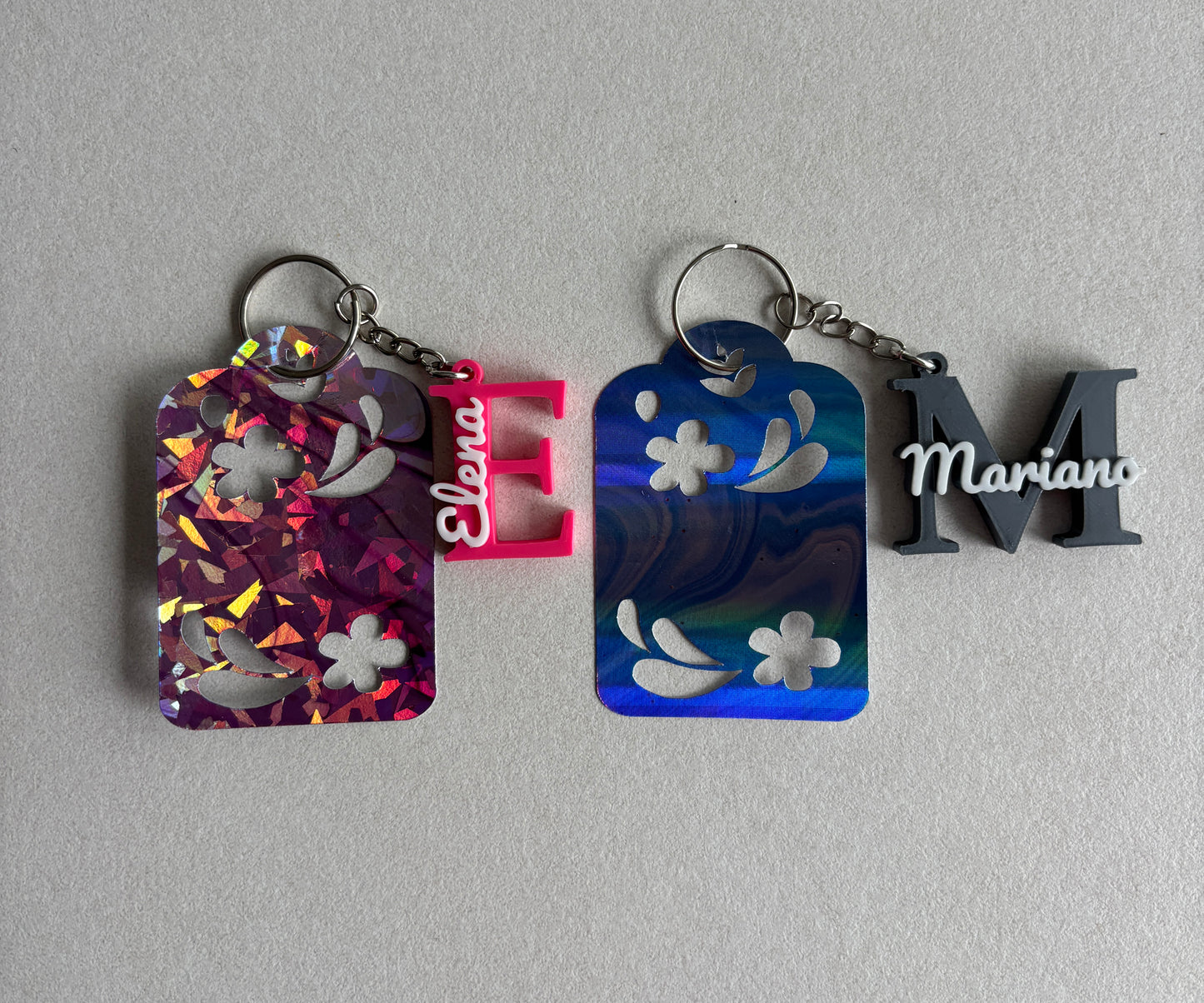 Llaveros con Nombre Personalizado 3D y Crochet | Bautizos y Comuniones