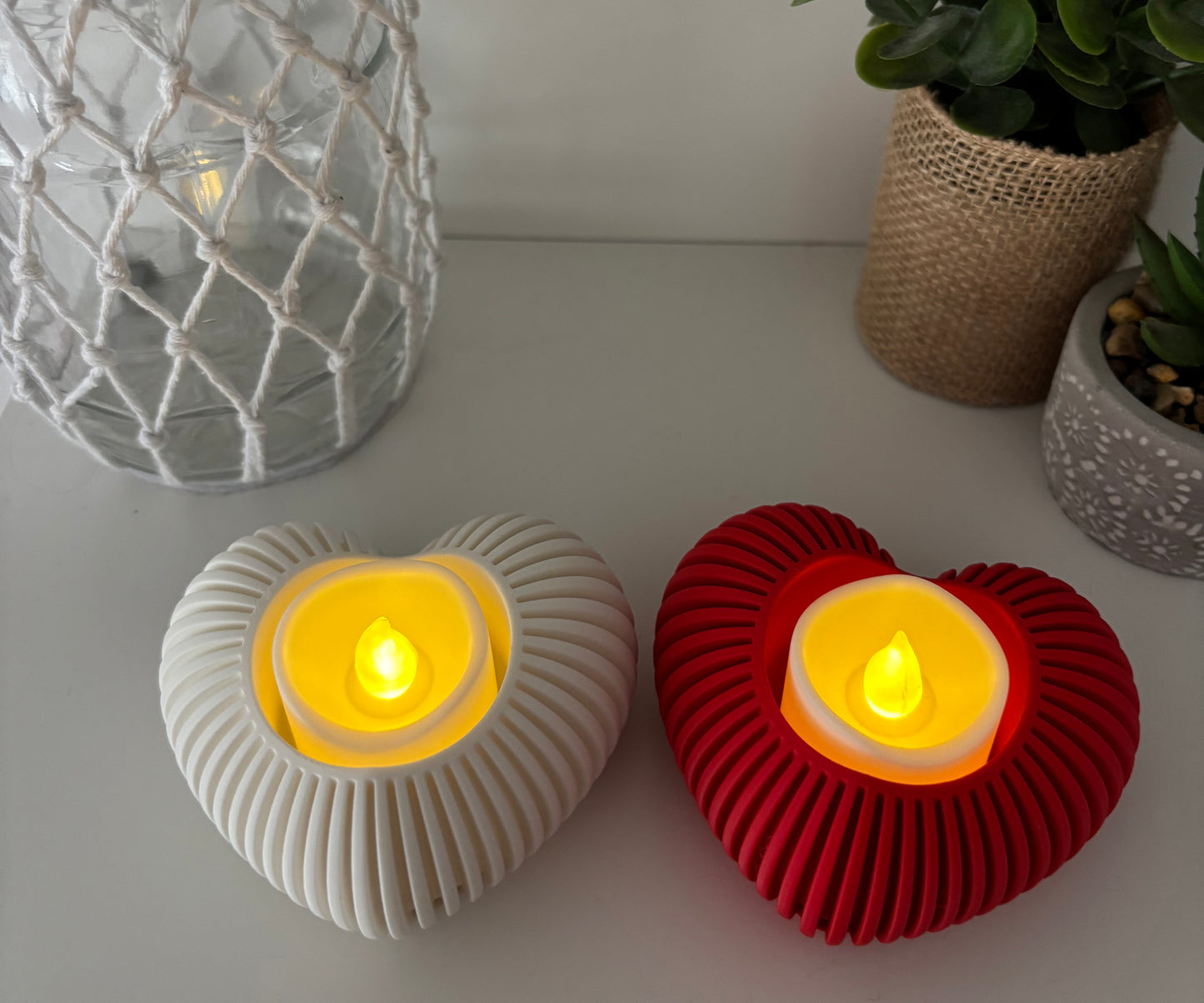 Velas Corazón 3D