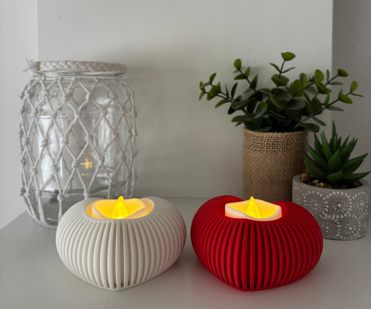 Velas Corazón 3D