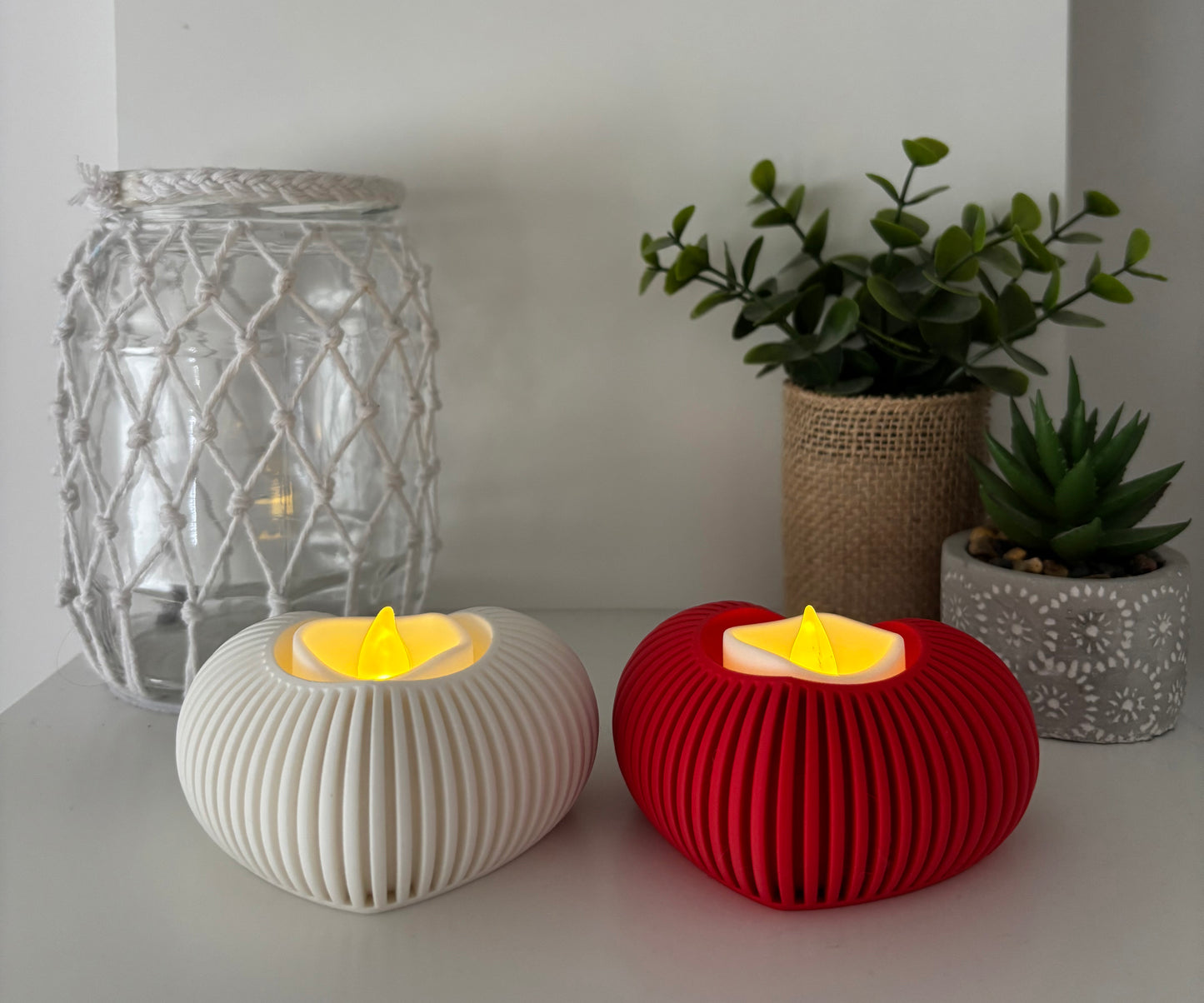Velas Corazón 3D