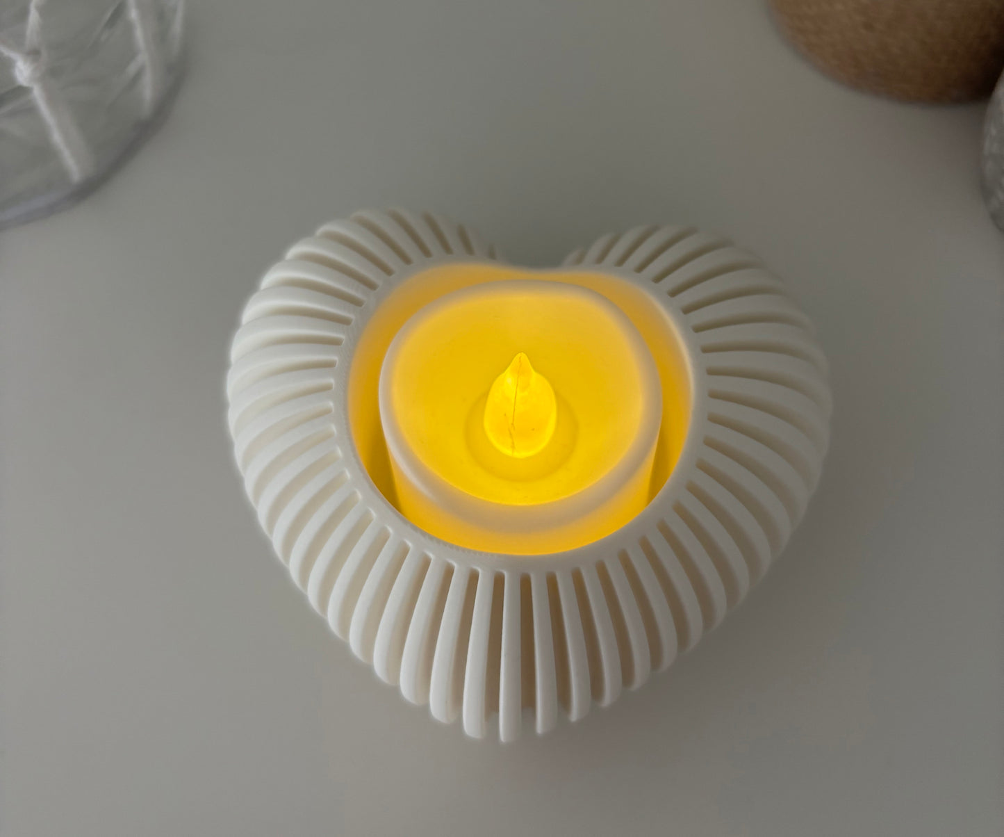 Velas Corazón 3D