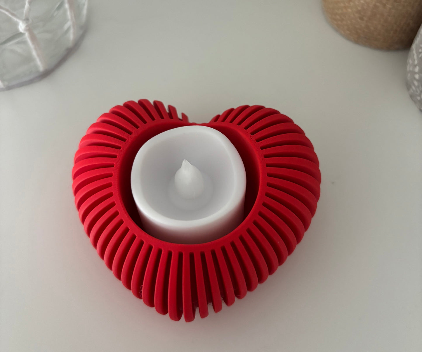 Velas Corazón 3D
