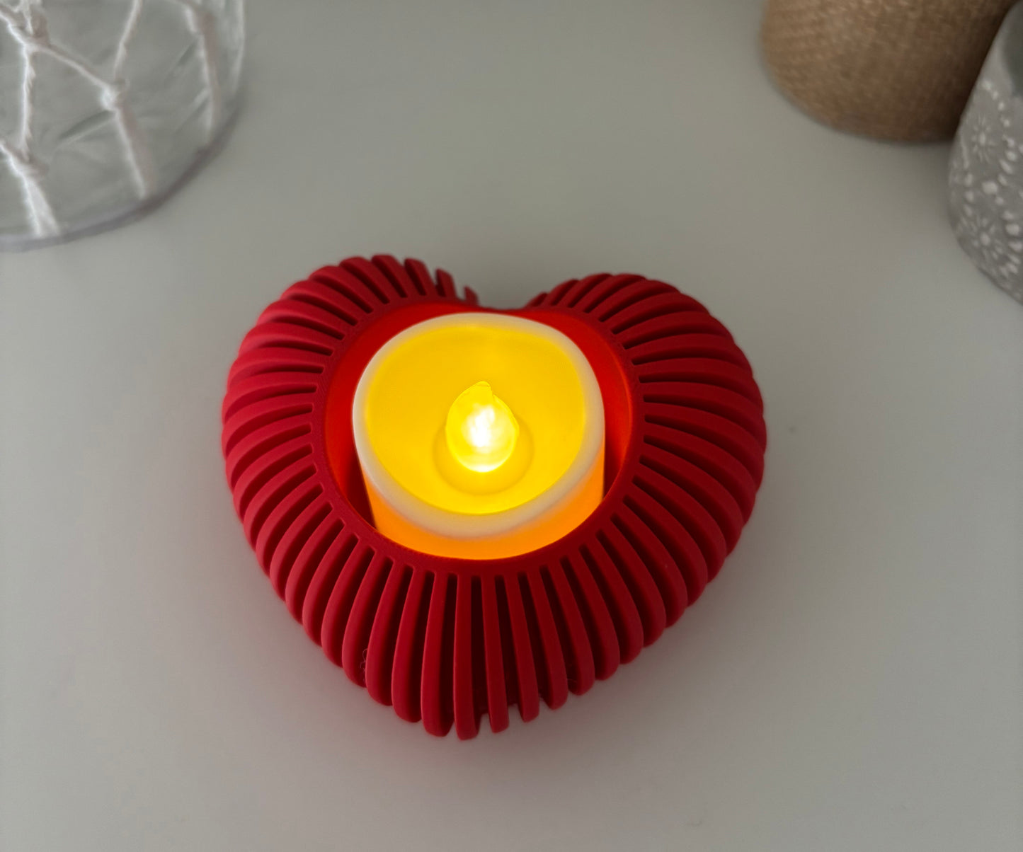 Velas Corazón 3D