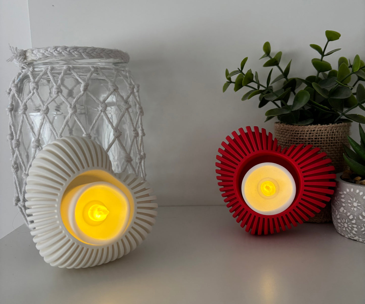 Velas Corazón 3D
