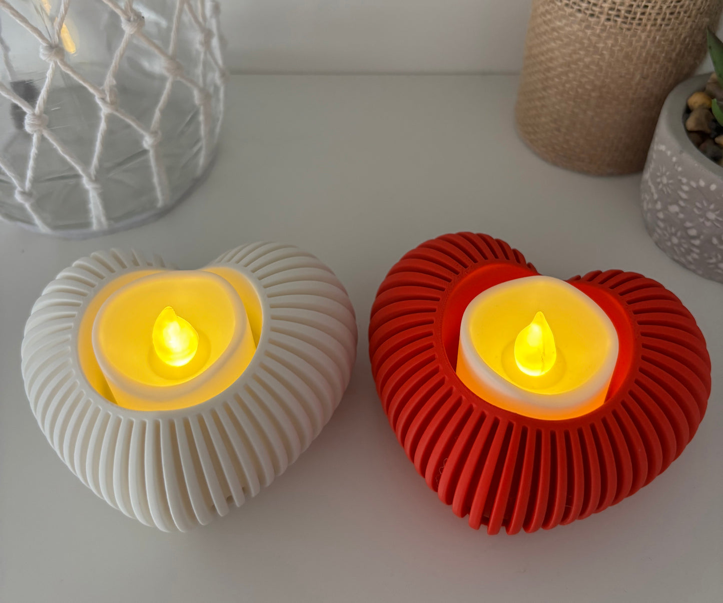 Velas Corazón 3D